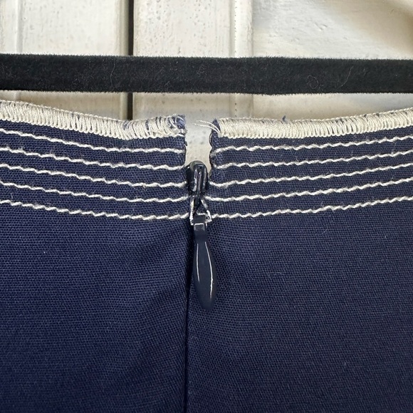 052 ANN TAYLOR Blue Mini Dress - Picture 5 of 6